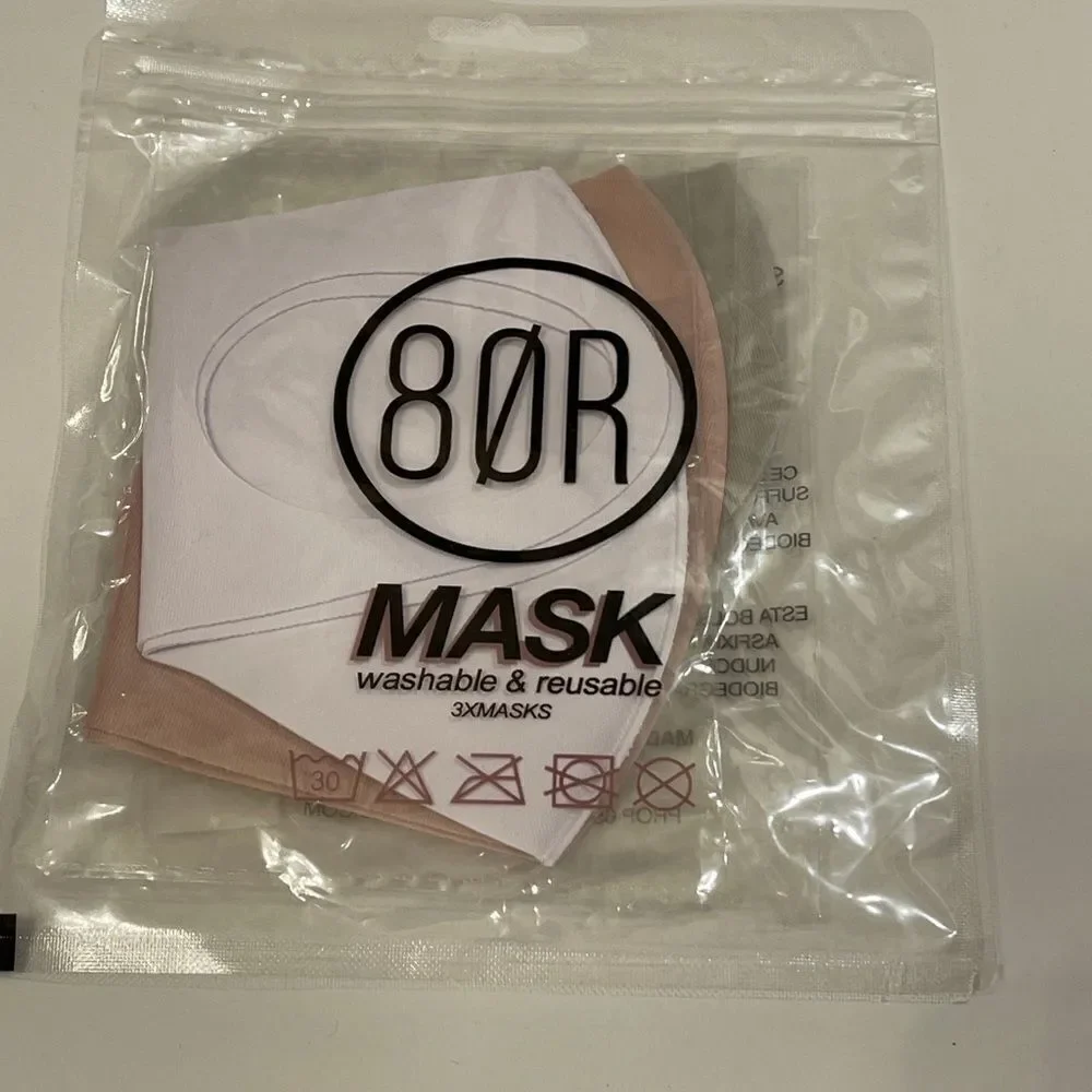 8 OTHER REASONS Facemask Trio in Grey, Lilac & Mauve - New in Package